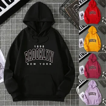 سويت شيرت شتوي عصري عالي الجودة مطبوع جديد، ملابس شارع للجنسين، سترة رياضية مزدوجة الجيوب. 2