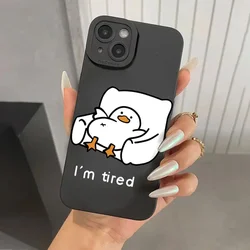 Cartoon Duck Pattern Phone Case Cover - A56 5G (SC02 - HE - P3046)