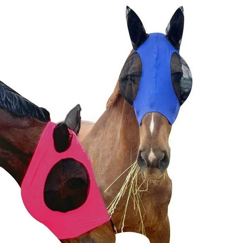 Factory New Products Anti-sunlight Anti-mosquito Breathable Equestrian Products Horse Face Mask
