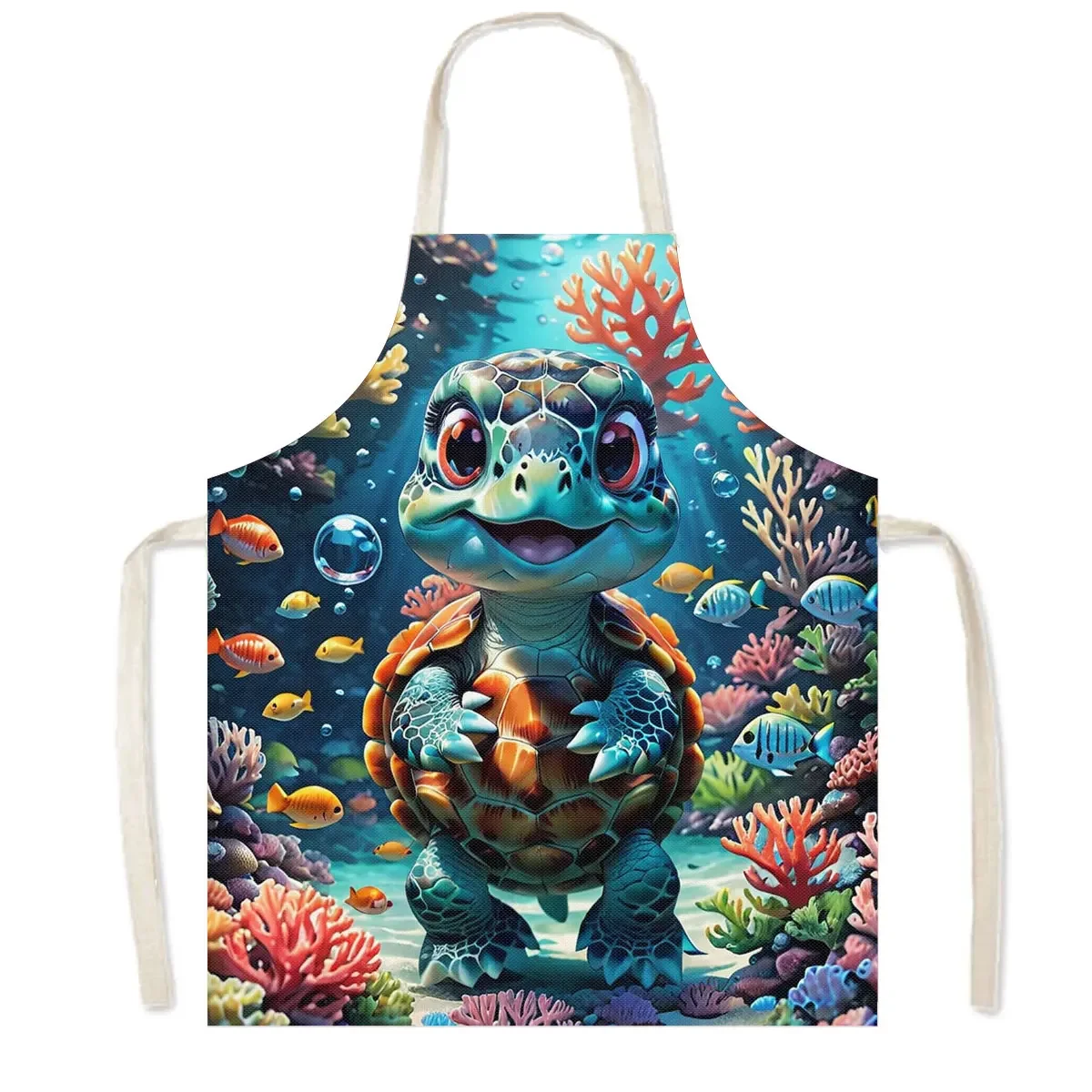 Vnurnrn Panda Mignon Étanche Tablier de Cuisine avec 2 Poches pour Chef Boulanger Serveurs Hommes Enfant
