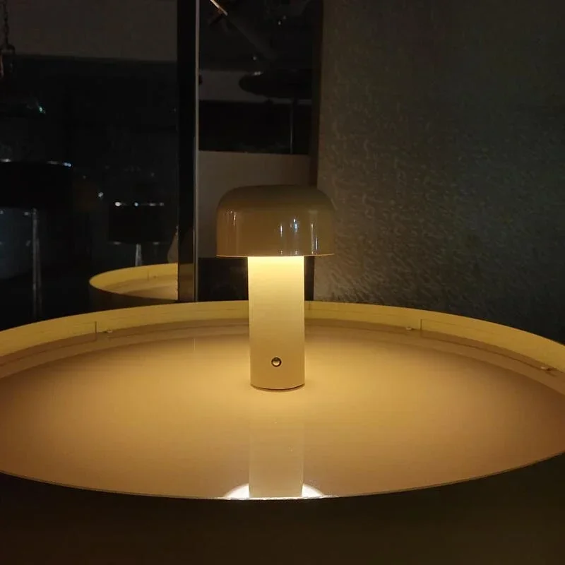 Mushroom Lamp Charging Touch Desk Coffee Bar Hotel Bedroom Decoration Nordic Creative Atmosphere Small Night Light led lamp