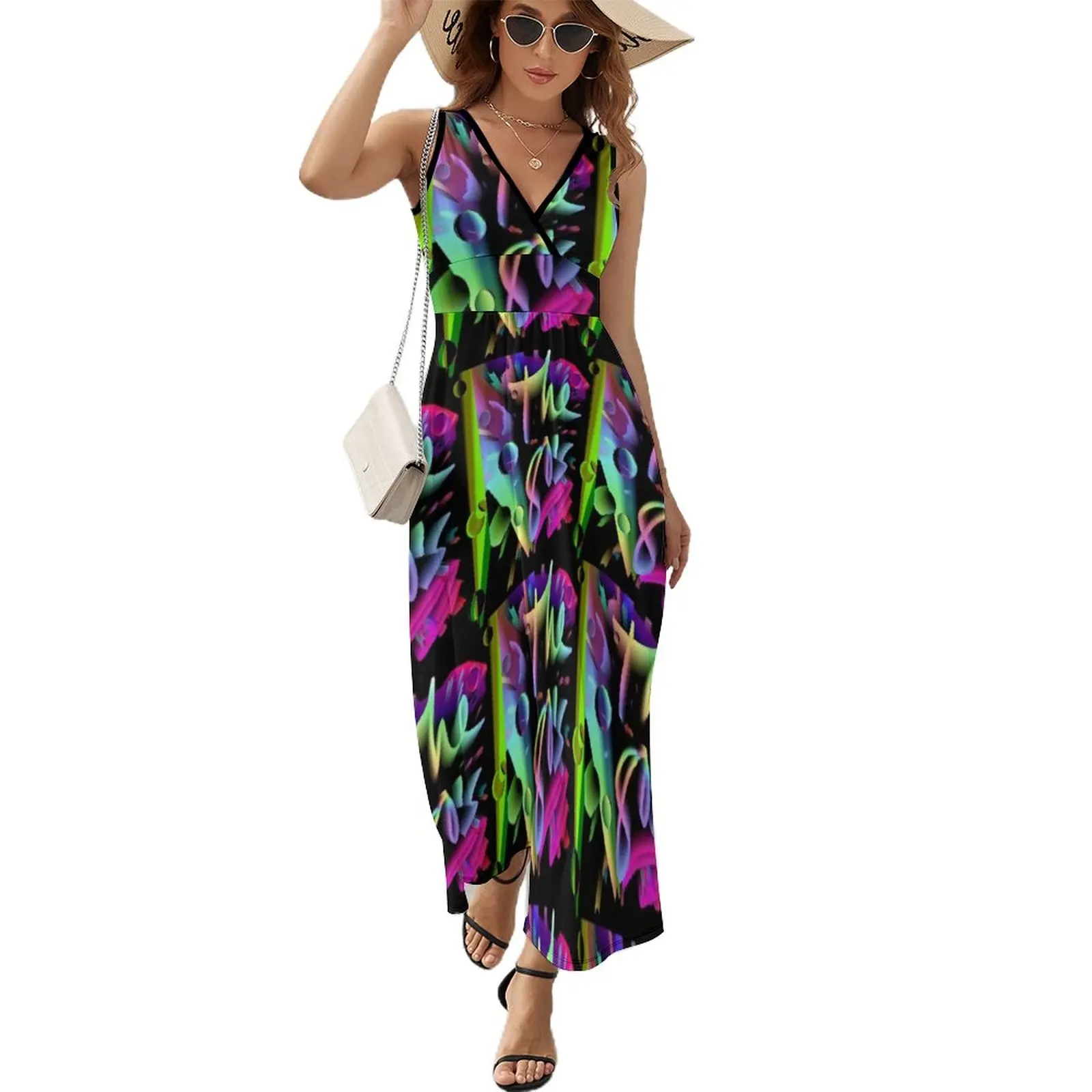 

The Magic 80's Sleeveless Dress sexy dress for women luxury woman evening dress