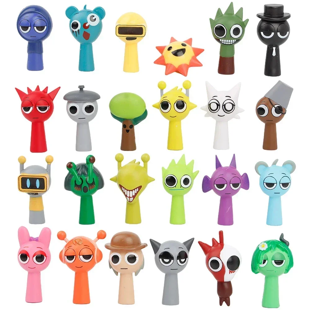 2025 new 24pcs/48pcs Sprunki Figures Mode Toys Sprunki Incredi box Anime Action
