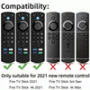 Silicone Case Protective Cover Skin For 2021 Amazon Fire TV Stick 3rd Gen Alexa Voice Remote Control Shockproof Cover Sleeve 6