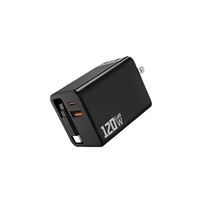 ตัวเลือกสินค้า หัวชาร์จ GaN 120W ชาร์จเร็ว พร้อมสาย Type-C 80 ซม.