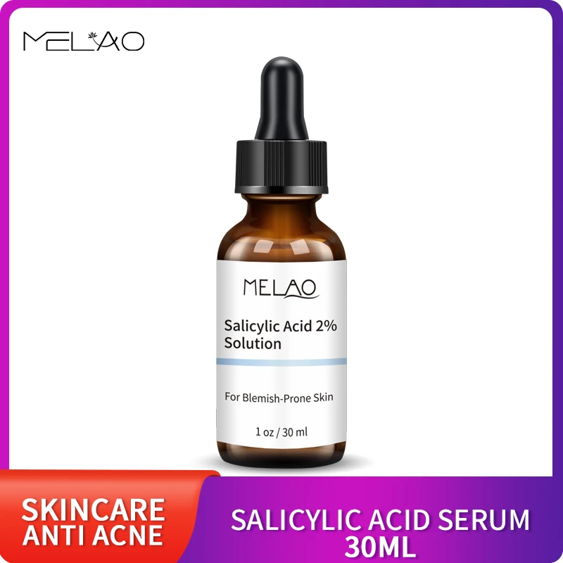 

MELAO Contain 2% Salicylic Acid Face Serum Oil Whitening Brightening Moisturizing Improve Roughness Anti-aging Dark Spots Facial