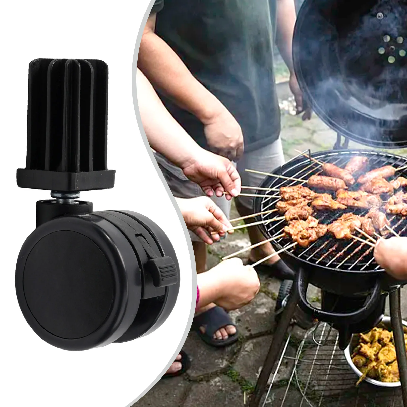 Griglie A Gas Per Ruote Piroettanti Per Weber Per Genesis Per Summit For Spirit (2007-2008)- 99241 Per Giardino In Argento/Oro/ (2004-2005)