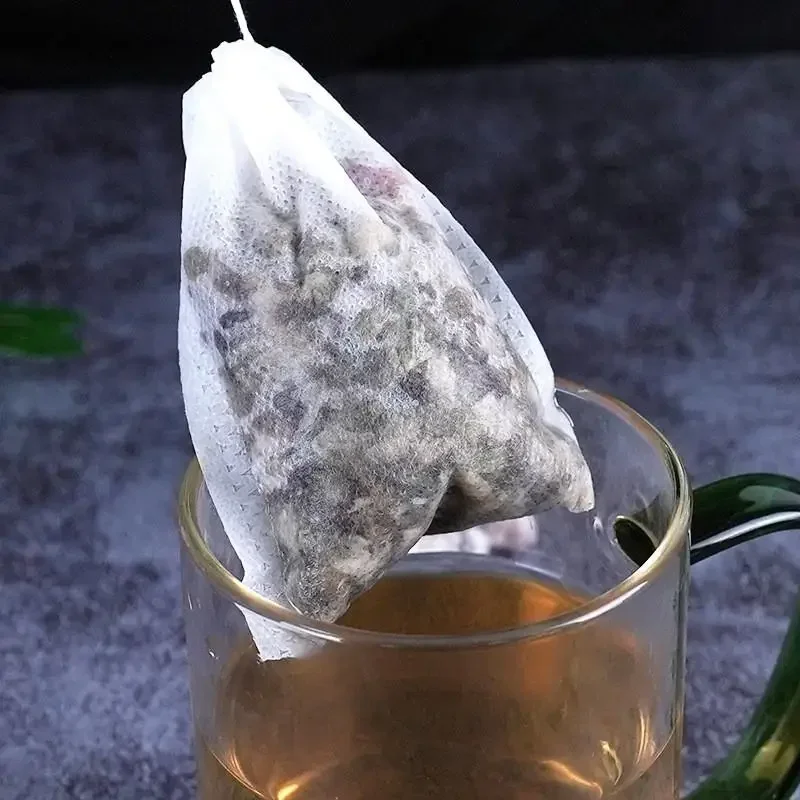 Disposable Tea Filter Bags 200/50PCS Disposable Tea Filter Bags Non-woven Fabric Bags Drawstring Seal Filter Teaware for Coffee Spice Kitchen Supplies