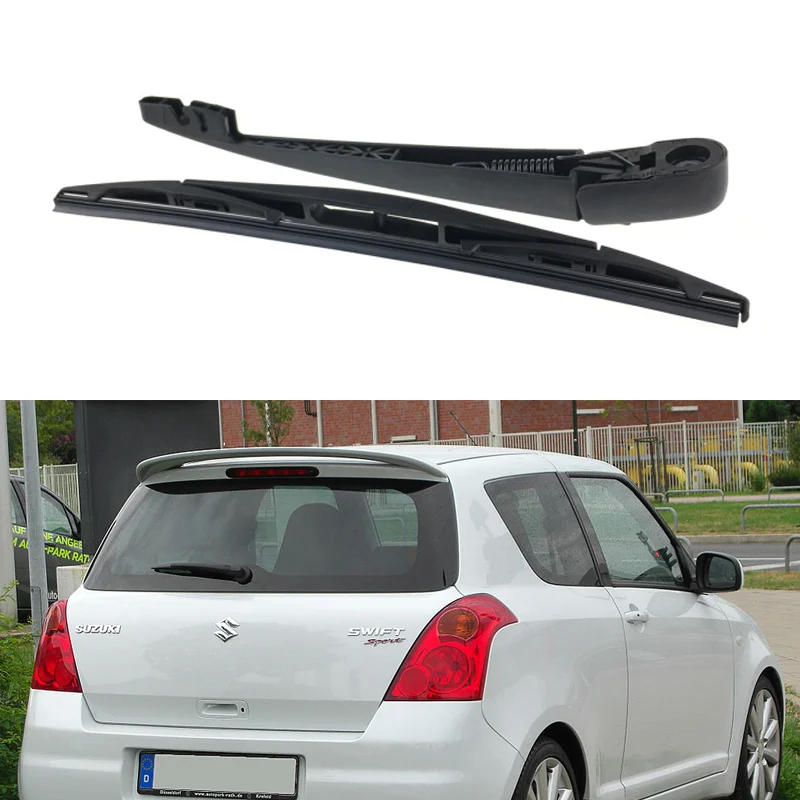 Rear Windshield Wiper Arm & Blade For Suzuki SX4 Swift Splash Alto Hatchback OEM Quality 85241-35030 2005 2006 2007 2008 2009 3