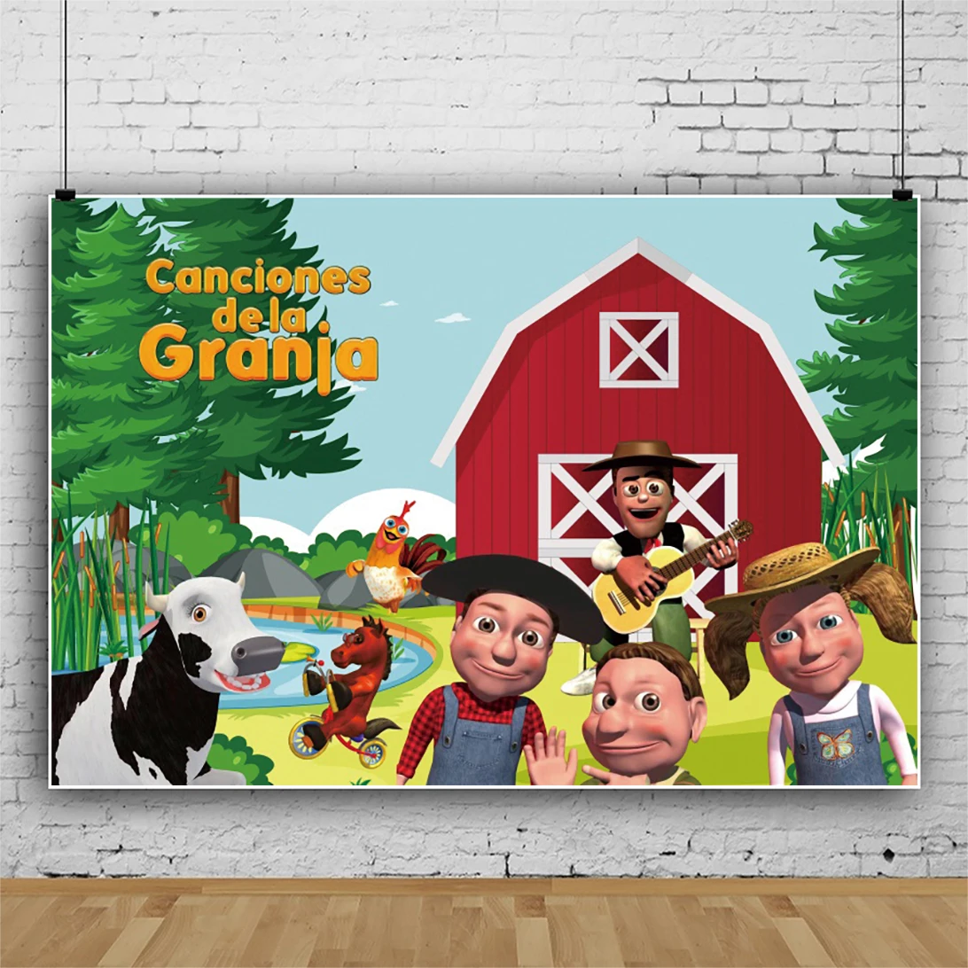 Рисунок 6 - Мультяшные фоны зеленая трава ферма