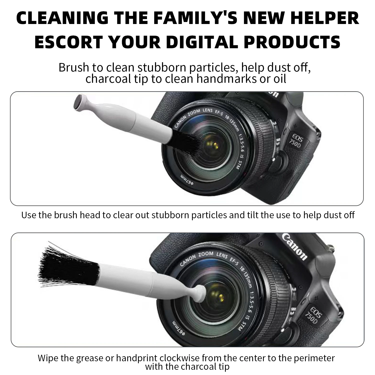 10 in 1 Computer Cleaning Kit Camera Tablet Microfiber Screen Cleaner Tools Earphone Cleaning Brush Keycap Puller Card Taking
