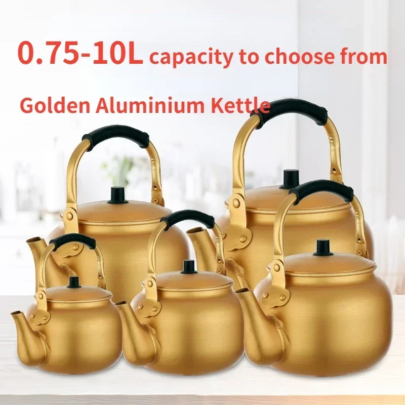 Gold Aluminum Kettle Household Large Capacity Kettle Gas Stove