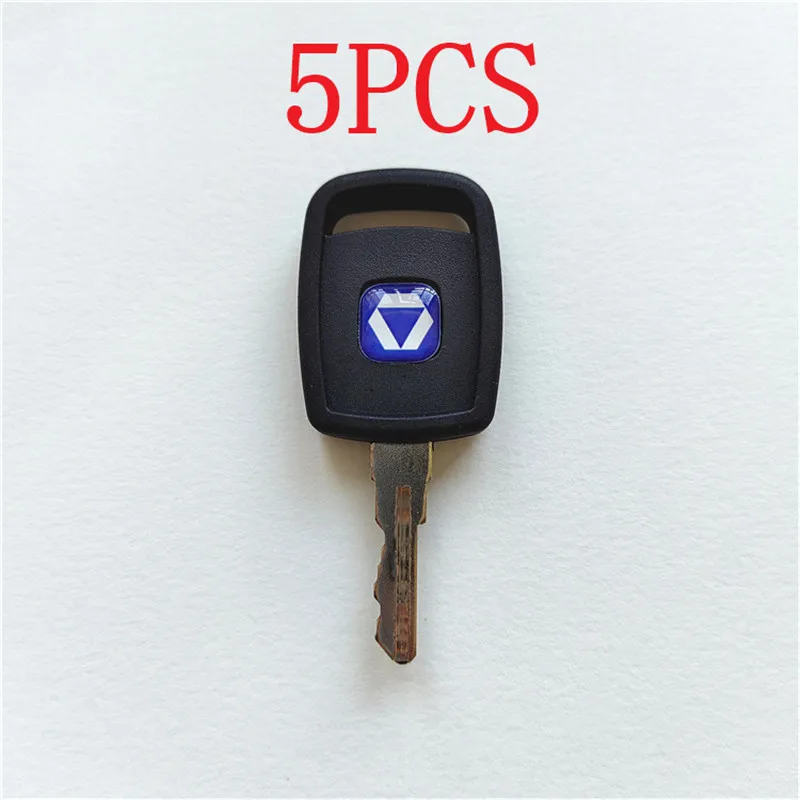 5 PCS XCMG ignition key 30E 40B 50C 50CN 855 859 Electric Lock Key for ...