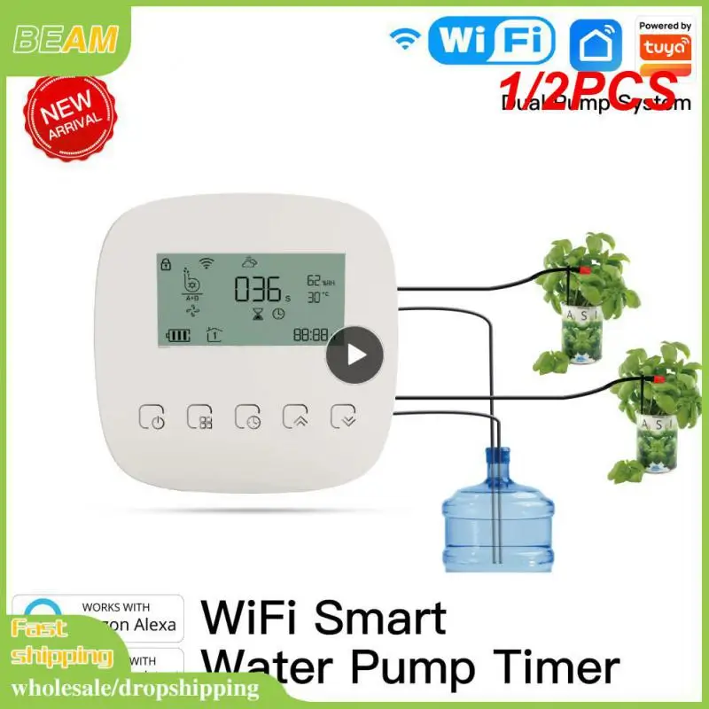 

1/2PCS WiFi Tuya Smart Watering Machine Automatic Micro-drip Irrigation System Plants Controller System Irrigation Tool Alexa