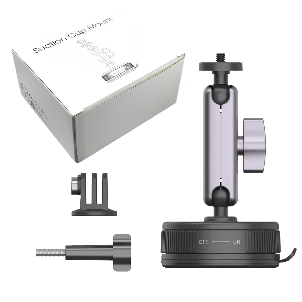 Support Ventouse Voiture Insta360 X3 X4 X5 GoPro DJI Action Cam 360°