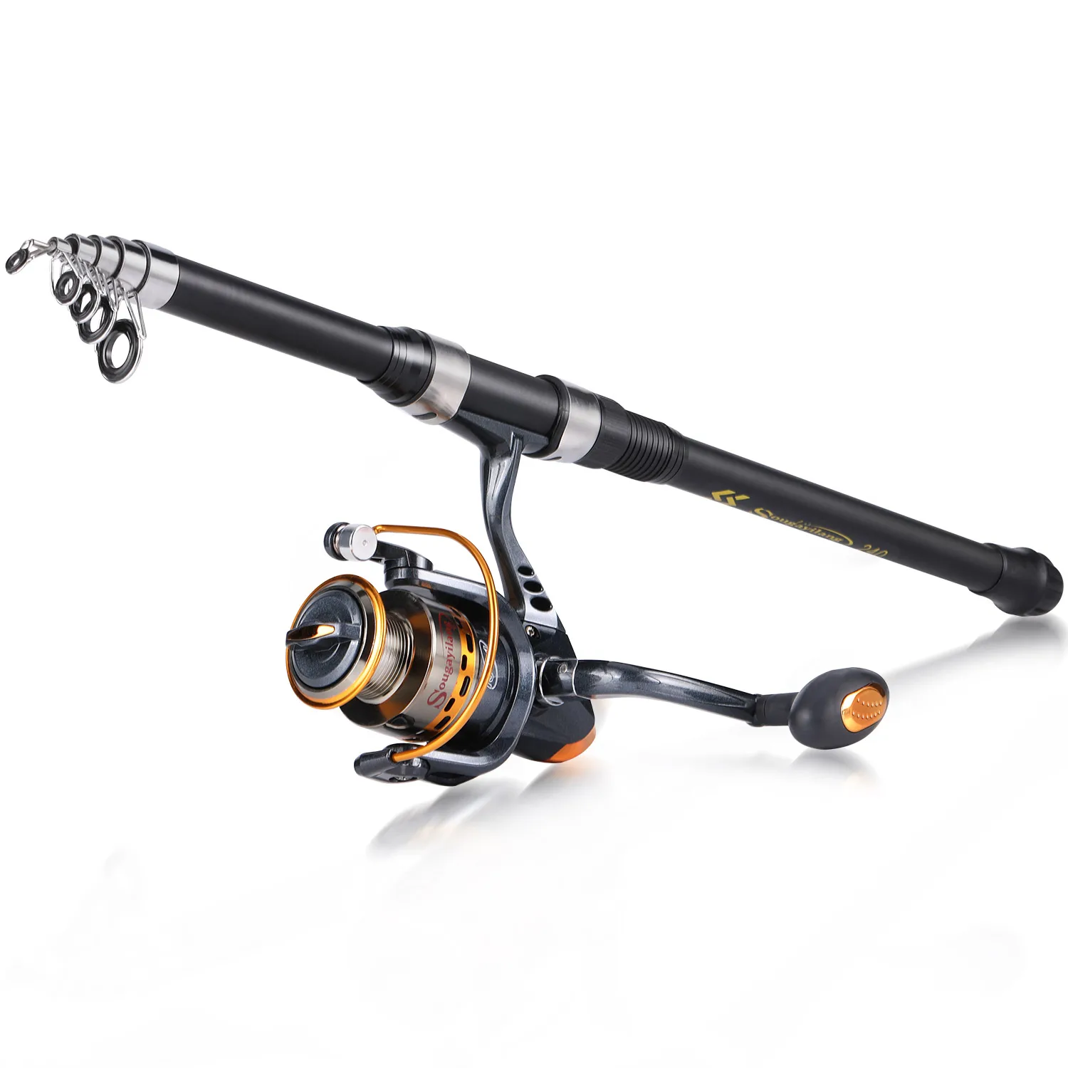 13 Fishing Rod Reel Combos - Fishing Rod Combo 2.1m-3.0m Spinning 13 1bb  High Reel - Aliexpress