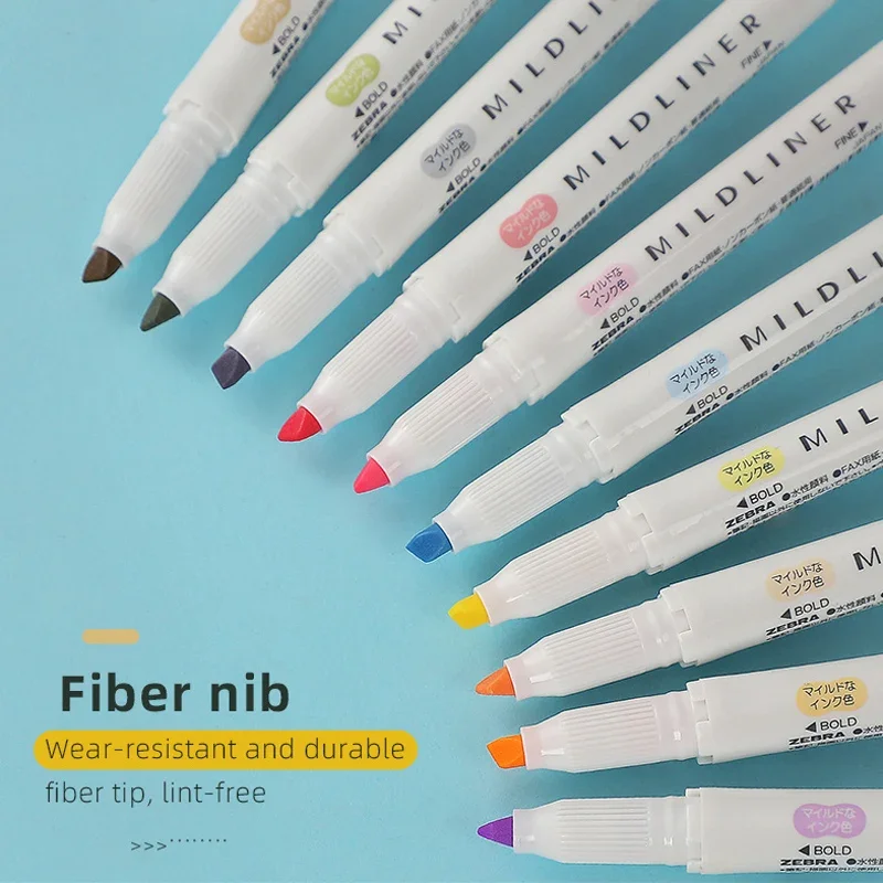 Zebra Mildliner Highlighter Water Based Marker Set