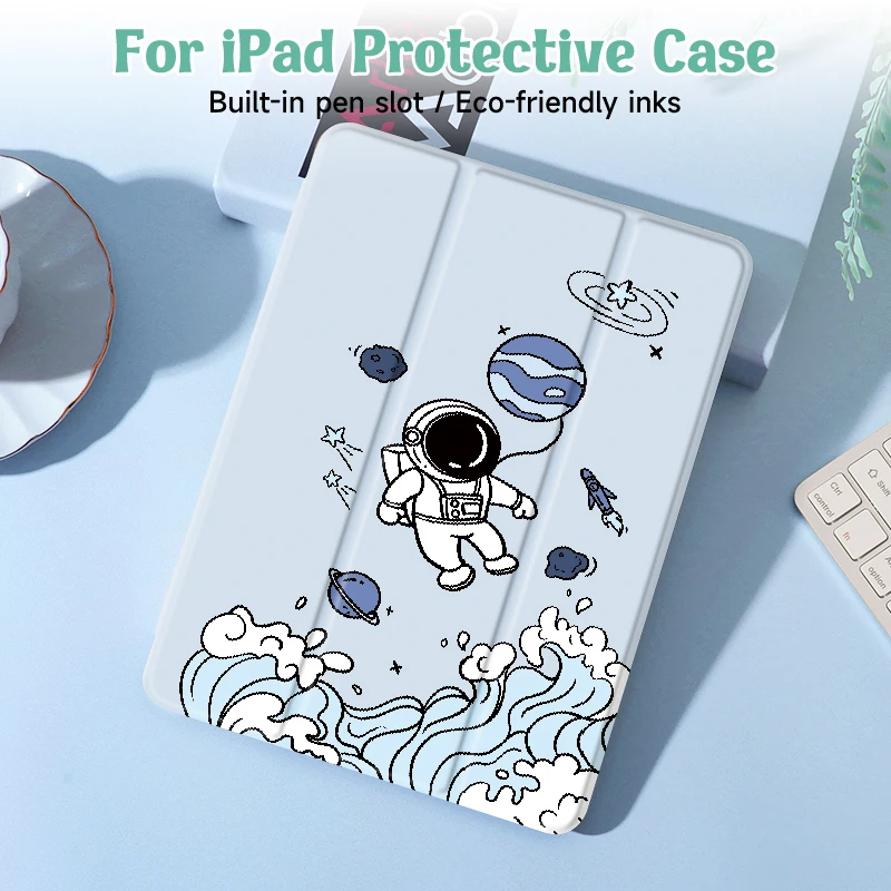 Spaceman Case with Pen Holder