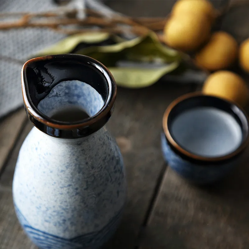 Jagencn cerâmica conjunto de vidro de vinho saquê japonês