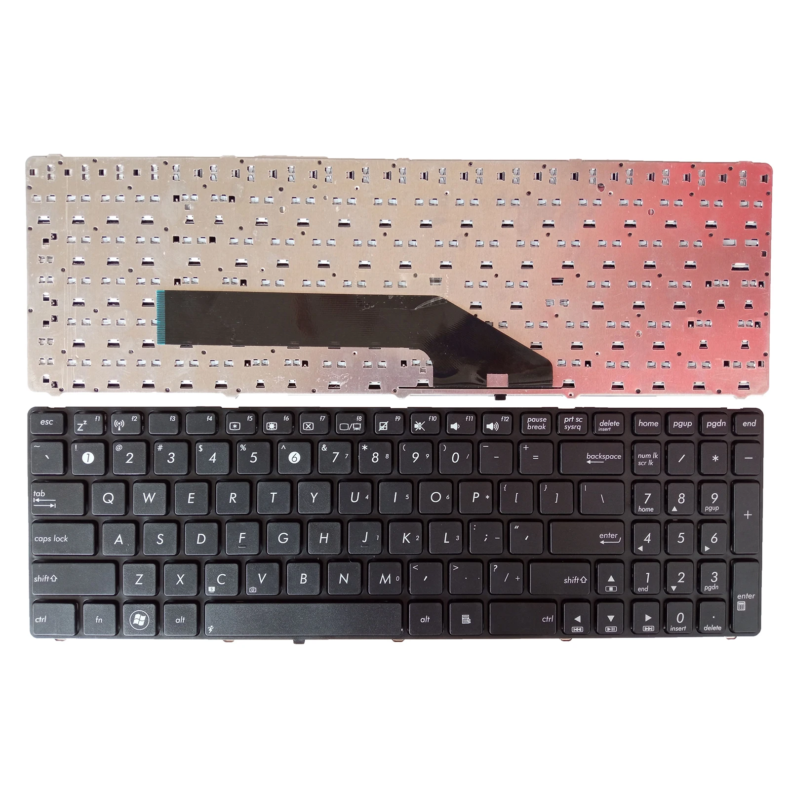 

US keyboard For Asus K50 K50AB K50AF K50C K50IJ K50IN K50ID P50 K60 K61 K62 K70 with frame