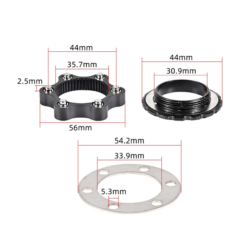 

Адаптер для ротора дискового тормоза, адаптер для велосипеда, велосипеда из алюминиевого сплава, черные детали, фотовес для-Shimano светильник