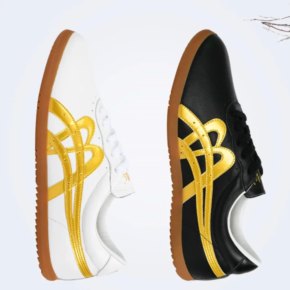 Martial Arts Shoes Genuine Leather Kung fu Tai Chi Shoes Taekwondo Sneakers Cowhide Leather Unisex Free Flexible Men Women