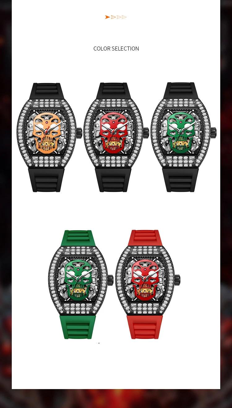 Top Luxury Skeleton Luminous Waterproof Automatic Men's es Tourbillon Mechanical_voghion.com