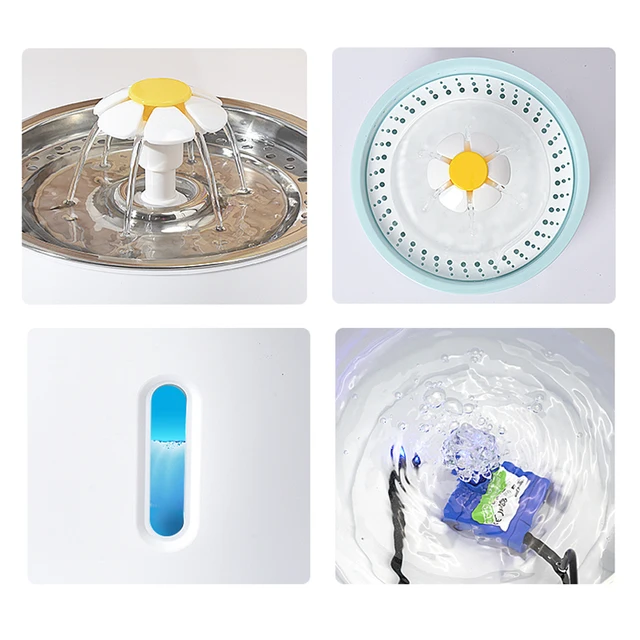 Automatic Cat Water Fountain Pet Bowl Stainless Steel Dog Water Drinking Water Dispenser Feeder Cat Accessories Pet Manufacturer 2