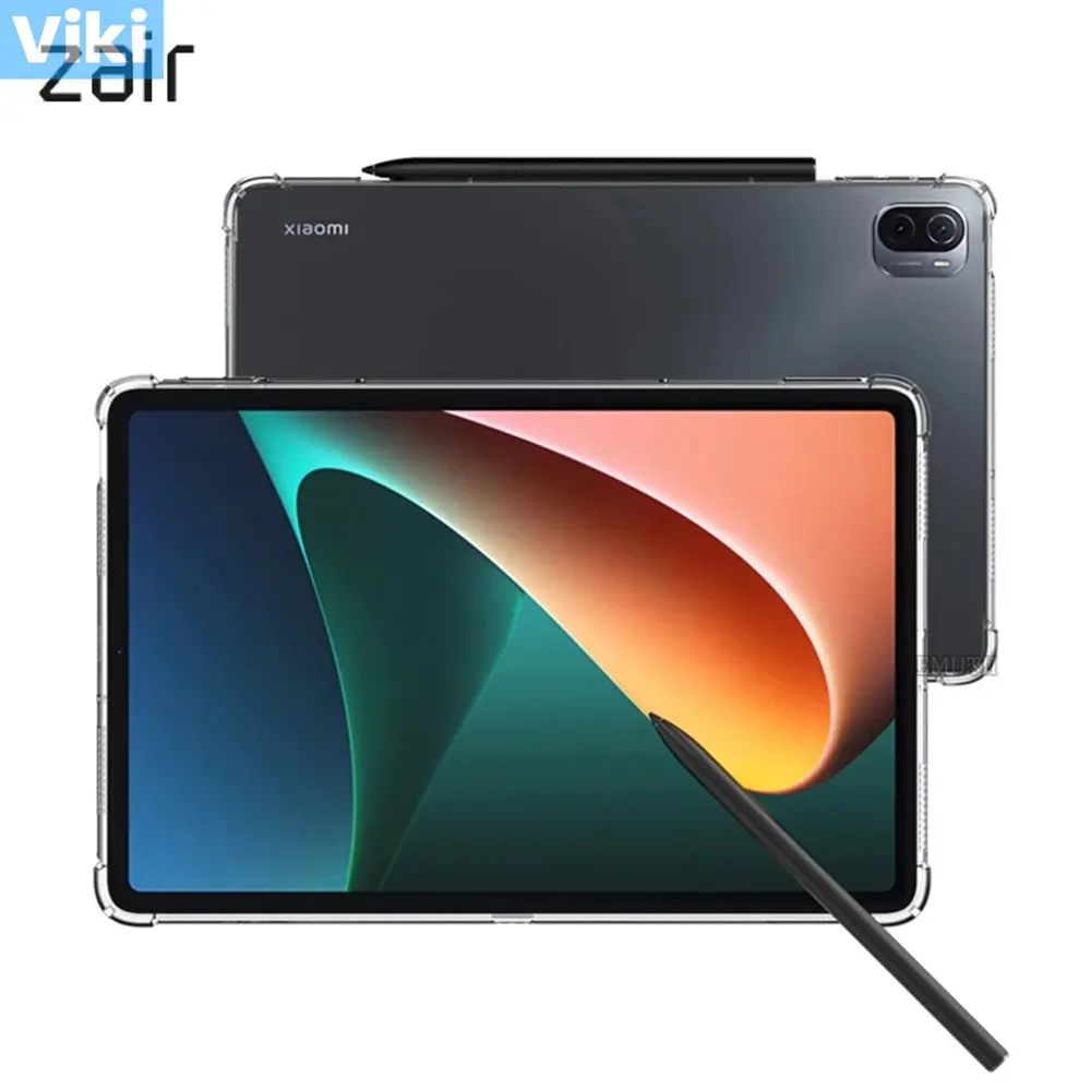Shockproof Silicone Case For Xiaomi Mi Pad 2 3 4 5 Plus Pro 7.9 8.0 10.1 11 Tablet Case Flexible Clear Transparent Back Cover