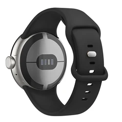 Breathable Sport Wristband - Soft Silicone Strap - Pixel Watch 2 41mm (Black)