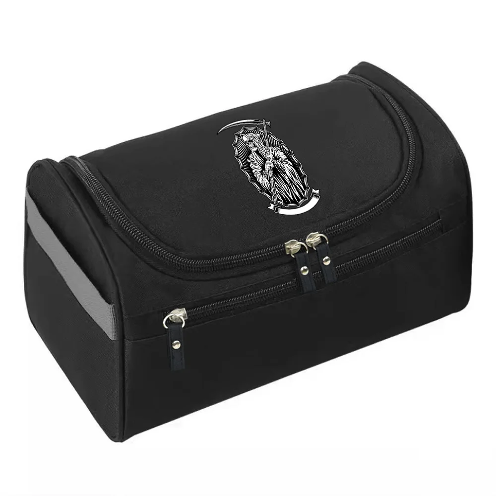 Women Makeup Bags Travel Cosmetic Bag Toiletries Organizer Waterproof Storage Neceser Hanging Skull Pattern Bathroom Wash Bag