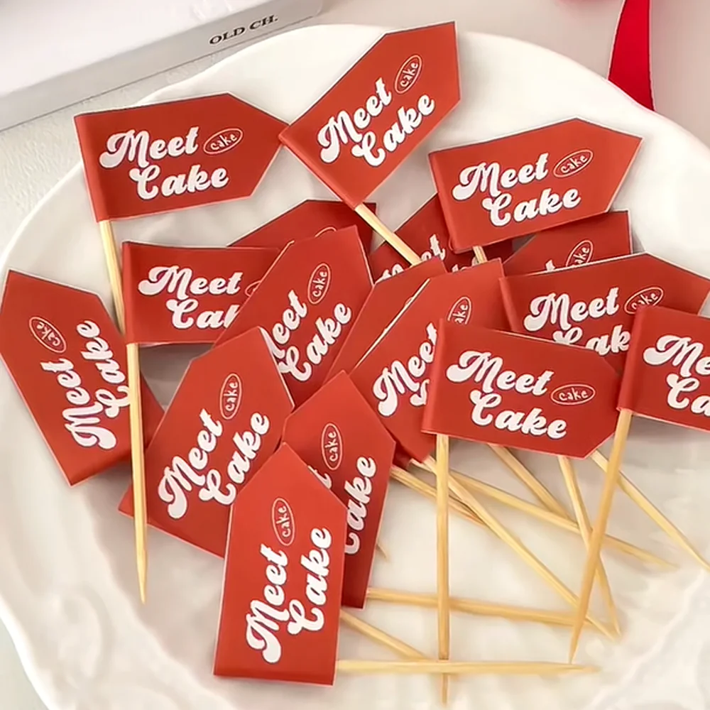 toothpick flag advertisement cake card party party disposable creative toothpick flag