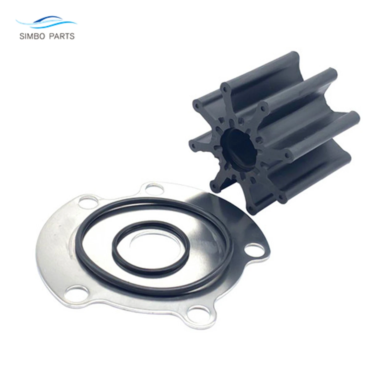 59362T6 Sea Water Pump Impeller Kit Replacement for Mercury MerCruiser Bravo 1 2 3 Inboard