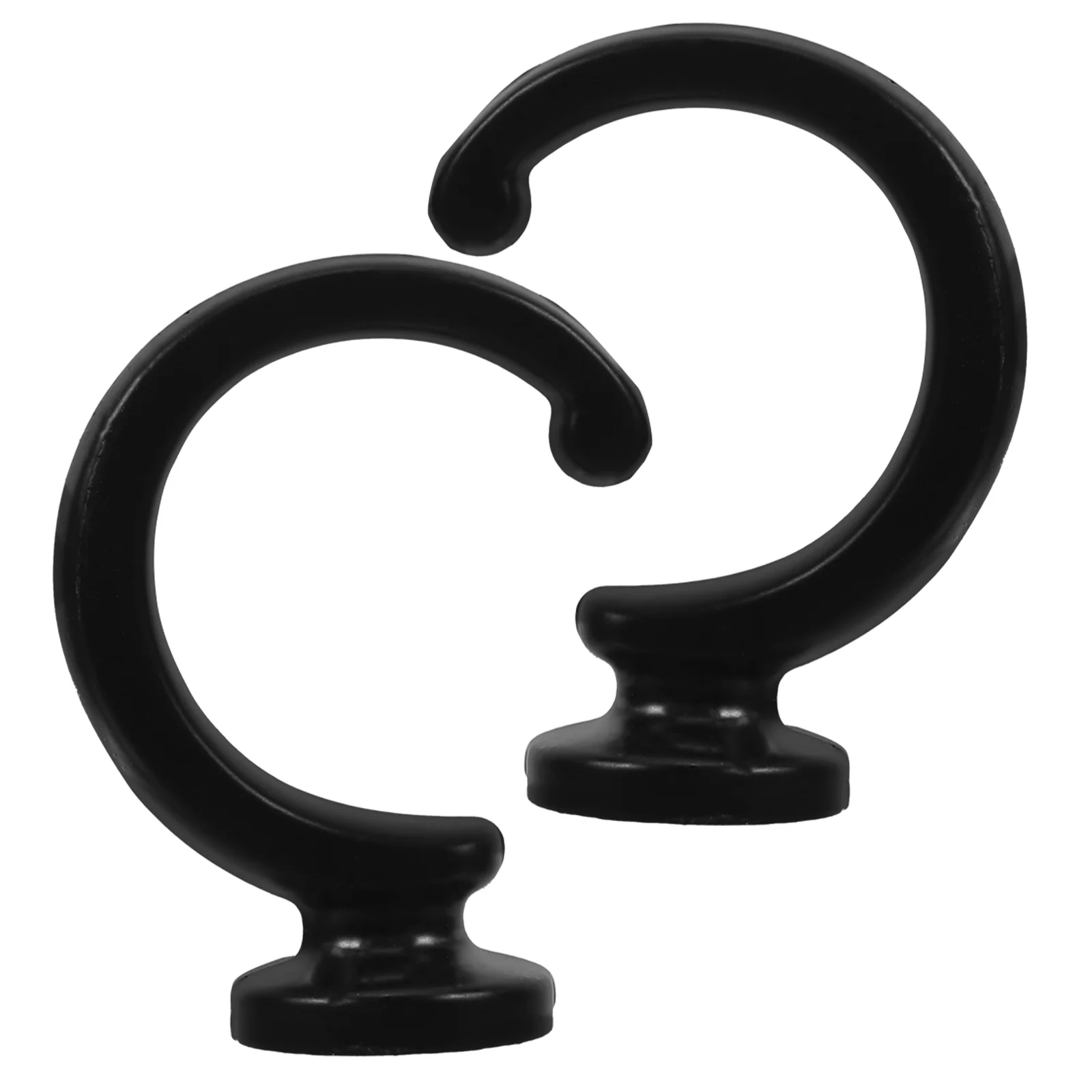 

2 Pcs Wall Mount Door and Window Hooks Drapery Holdbacks Doors Windows Heavy Duty Curtain Tieback Holders
