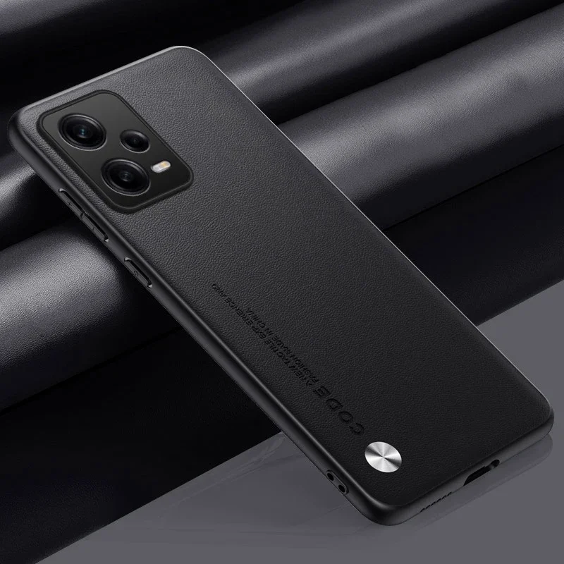 Luxury Leather Matte Silicone Protective Phone Case