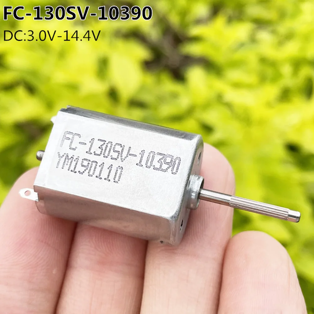 Mini Fc-130Sv-10390  Electric Motor Dc 3V-14.4V 5V 12V 18.8Mm Long Shaft Carbon Brush For Household Sweeping Robot Sweeper