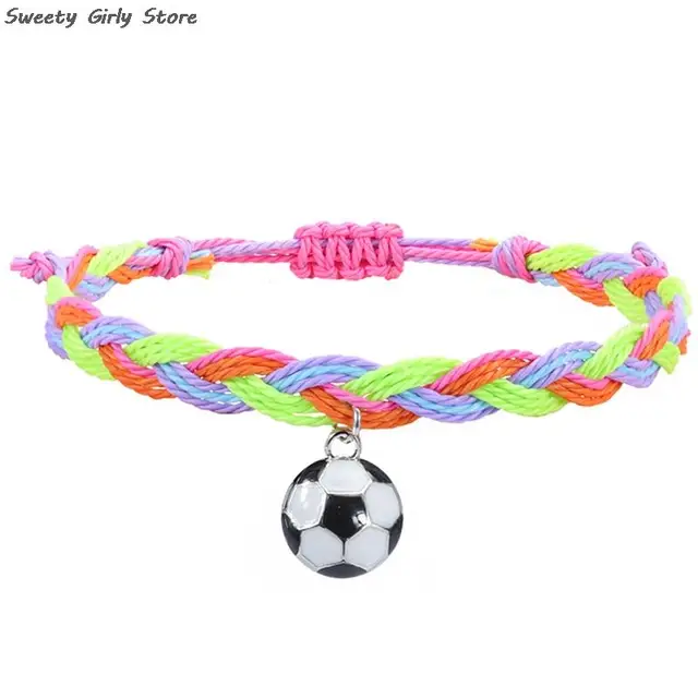 Pack De 12 Pulseras De La Amistad Con Colgantes De Flores – Ajustables, De Algodón Y Lino – Regalo Infantil Para Cumpleaños