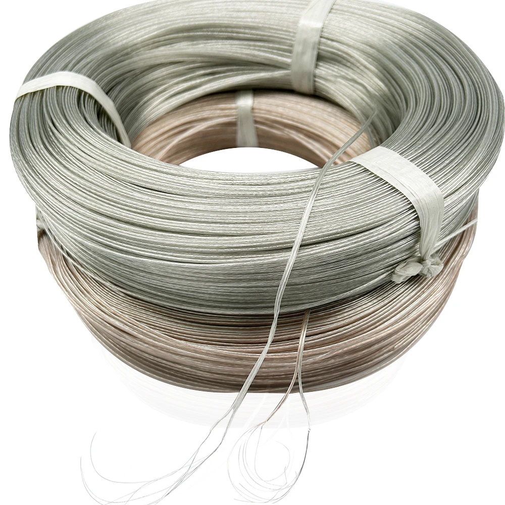 Cable transparente de 30AWG, iluminación LED de Audio, batería de coche de juguete electrónico, Cable eléctrico aislado de PVC, Cable transparente|Alambres y cables| -