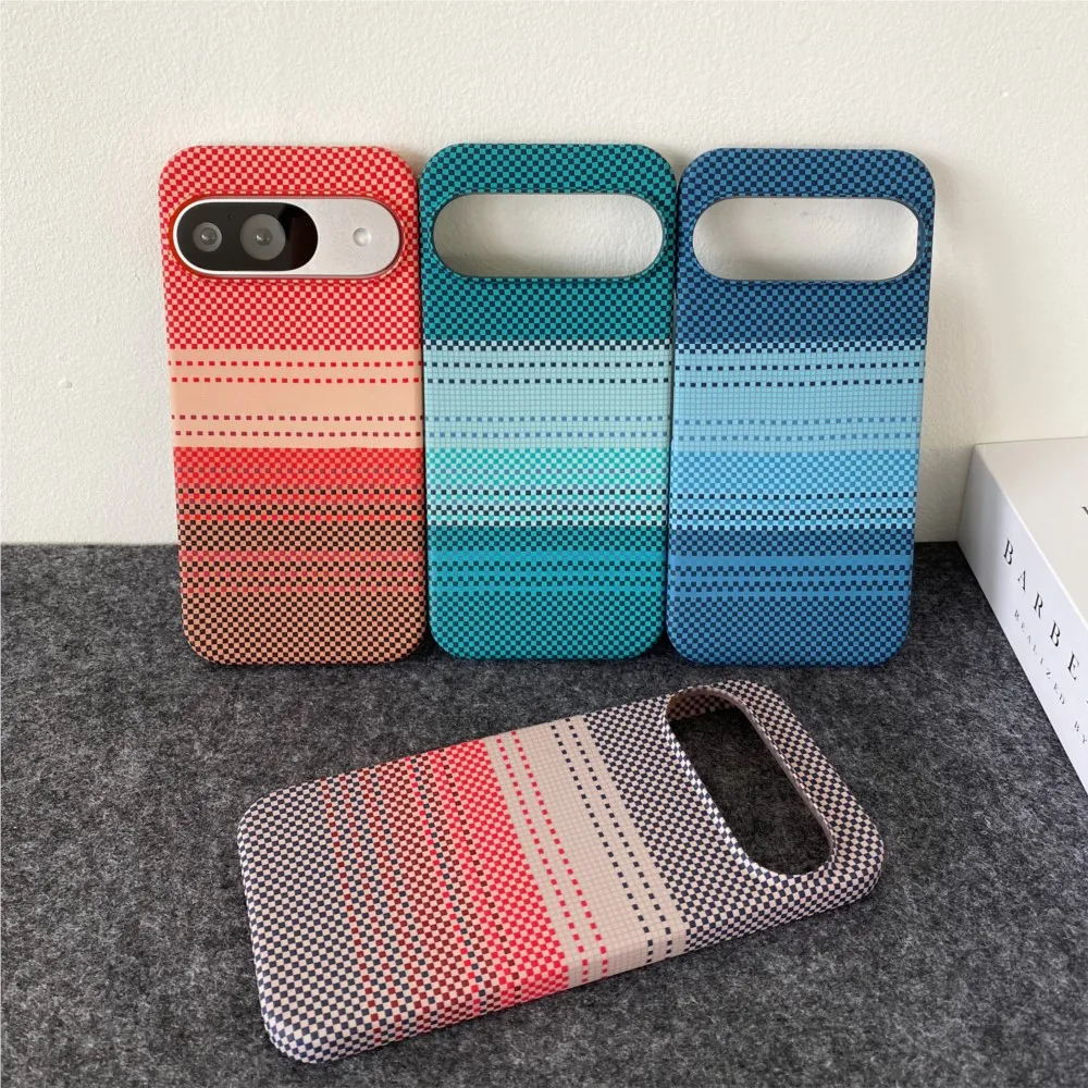 Enhanced Carbon Fibre Magnetic Phone Case - Ultra Thin Matte Shockproof Hard Cover