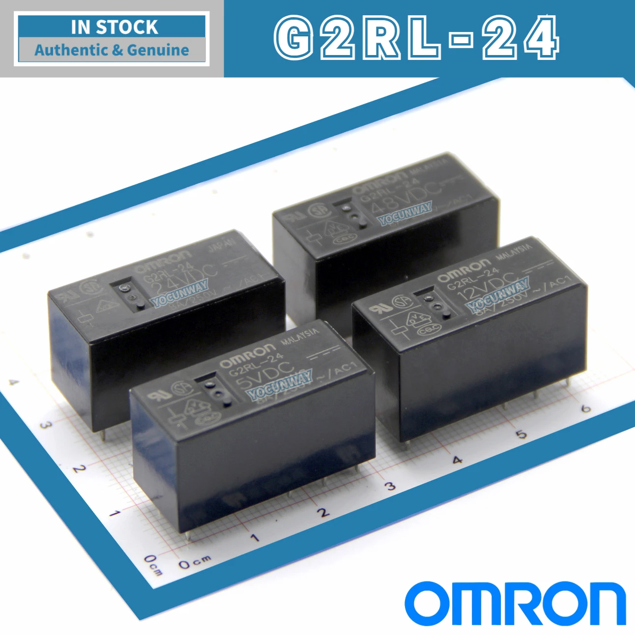 G2RL-1-E Omron Power Relay 24VDC 16A - Foto 4
