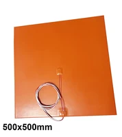 Silicone Heater 500x500mm for CoreBot 3D Printer Heated Bed 1000w@220V Large Format Heating Pad 1