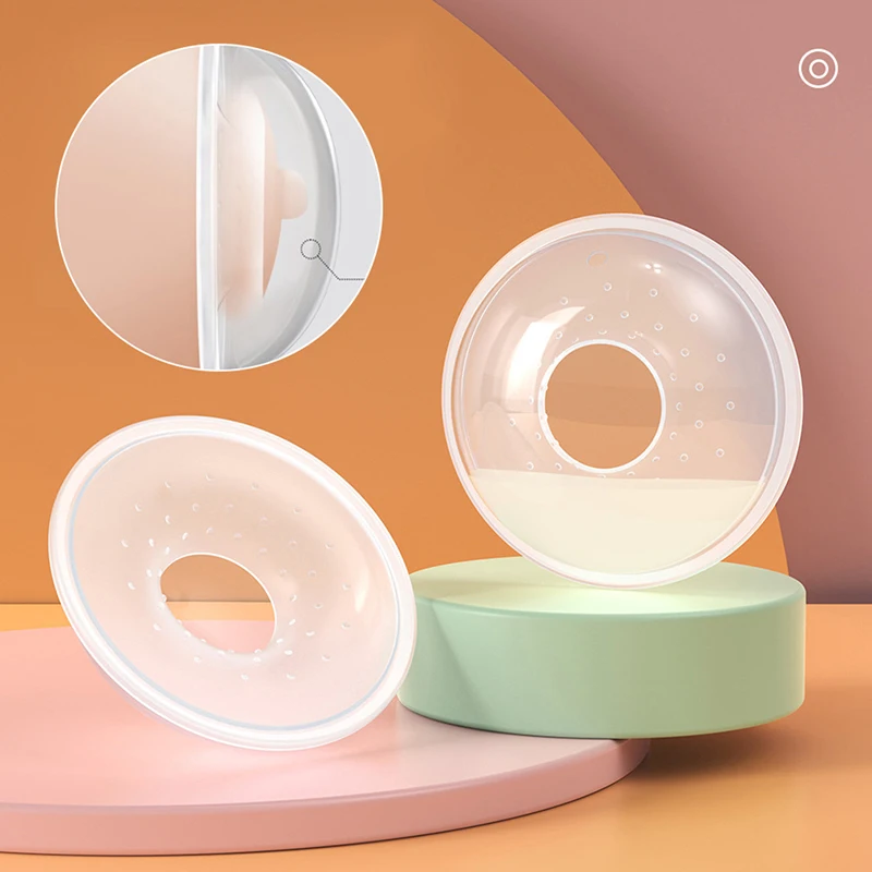 

1PC Baby Care Anti Galactorrhea Pad Breast Milk Silicone Collector Spilled Milk Leaking Milk Container Soft Reusable Nursing Pad