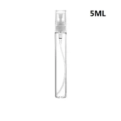 Portable Mini Refillable Perfume Spray Bottle - 8/5ml Travel-Friendly Atomizer Container - Colour (5ml transparent)