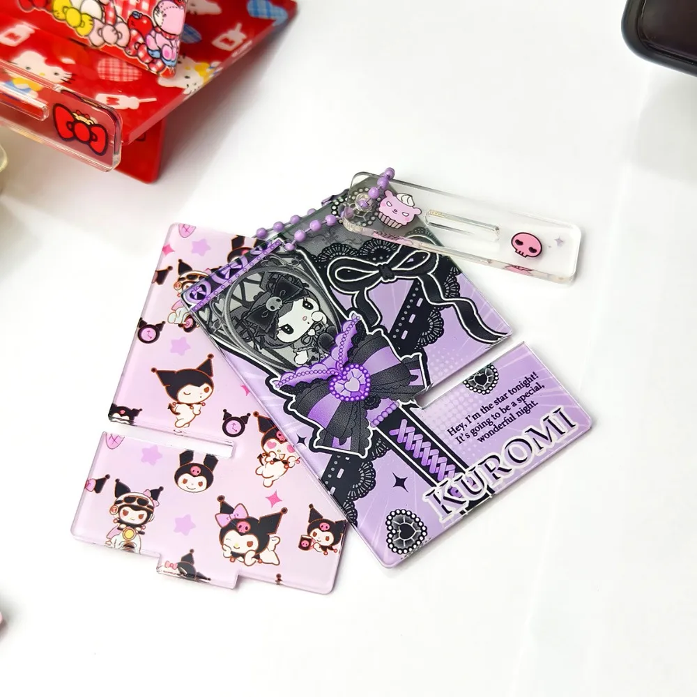 iigen Sanrio Cartoon Melody Kuromi Cinnamoroll 비즈 폰 스트랩 폰 걸이용 키체인 친구 쥬얼리 액세서리