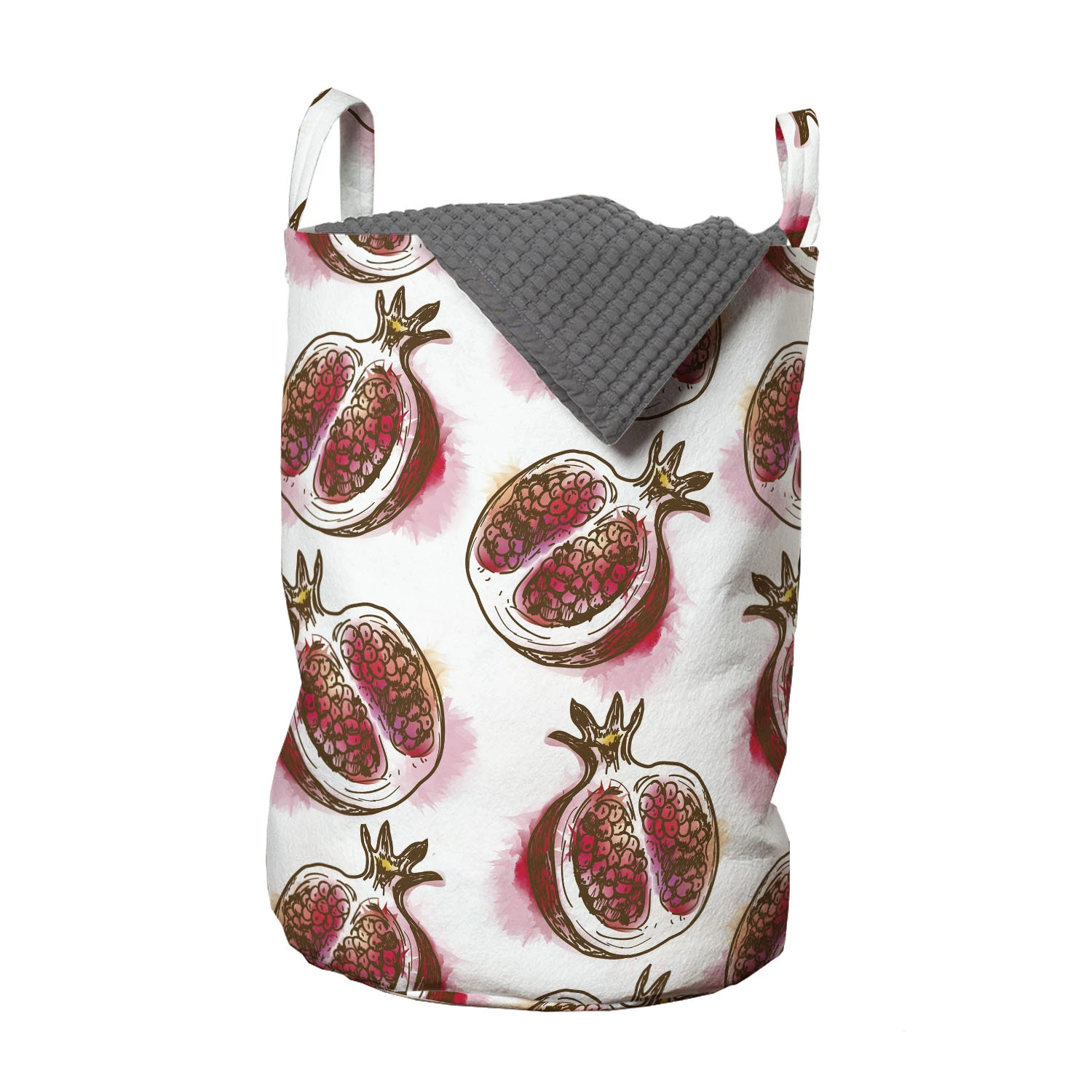 Cesta de de frutas, organizador de acuarela de tono de Granada para ropa interior, calcetines, bolsa de lavado y almacenamiento para el hogar|Bolsas de lavandería| - AliExpress