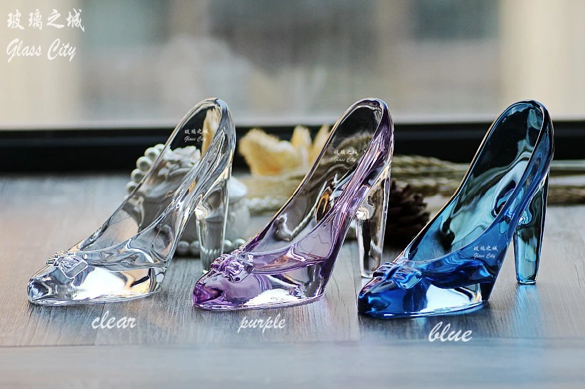 Glass Shoes High Heels Wedding Set Valentine's Day Christmas