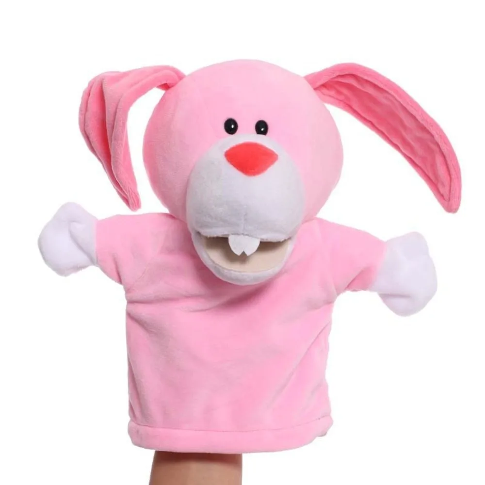 이야기텔기기 동물 손인형 조기교육용 인터랙티브 손인형 돼지 토끼 손가락 인형 게임 장갑