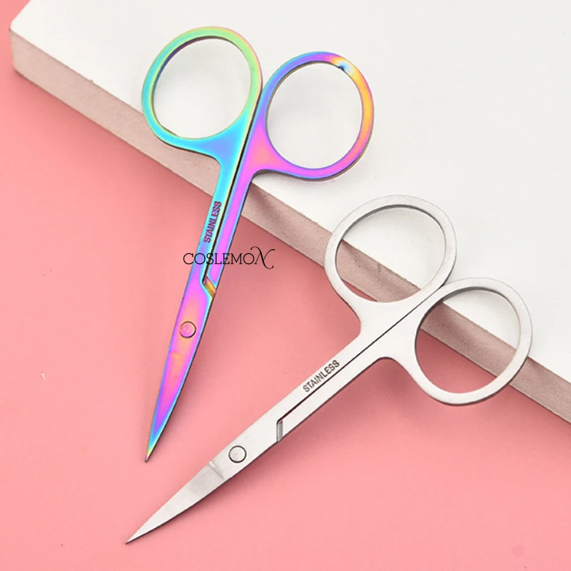 Small Scissors Nails Art Stainless Steel Small Eyebrow Nose Hair Scissor Cut Facial Trimming Beauty Makeup Accessories Manicure 4