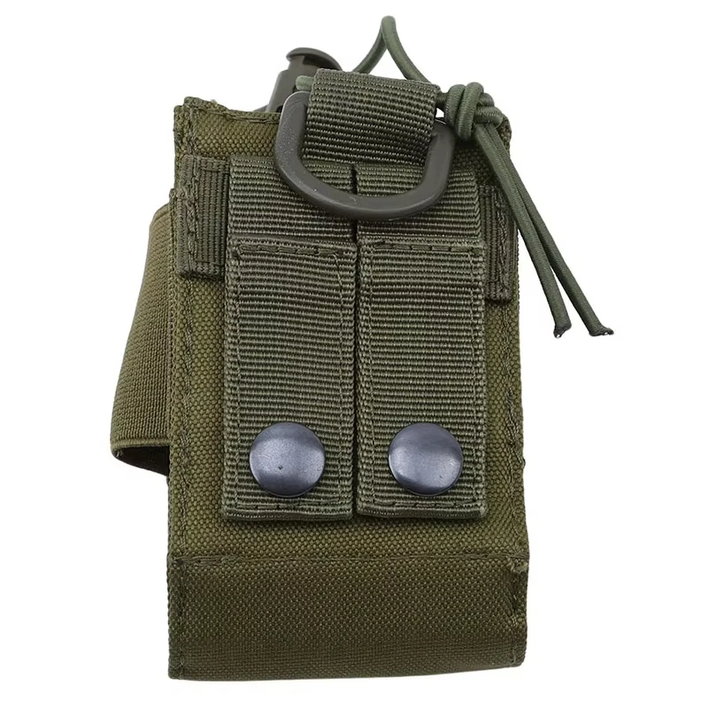 Tactical Radio Pouch Hunting Walkie Talkie Holder Interphone Hanging Bag Molle Nylon Magazine Pouch