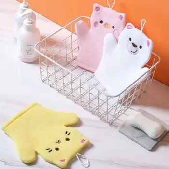New Baby Bath Sponge Cartoon Foaming Cute comodi guanti da bagno asciugamano da bagno per bambini detergente per la pelle del corpo strumento per la rimozione della pelle morta